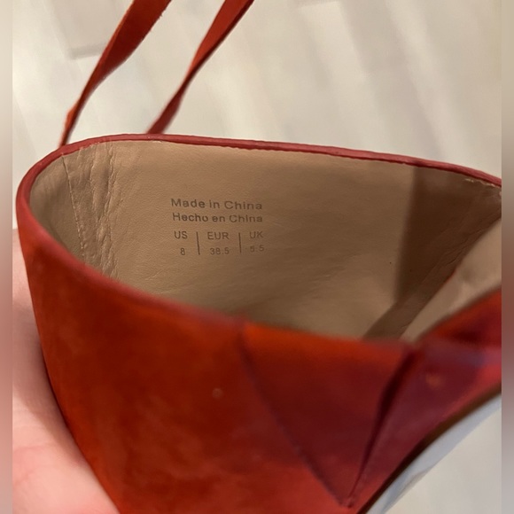 ALDO orange-red stiletto - Picture 3 of 3